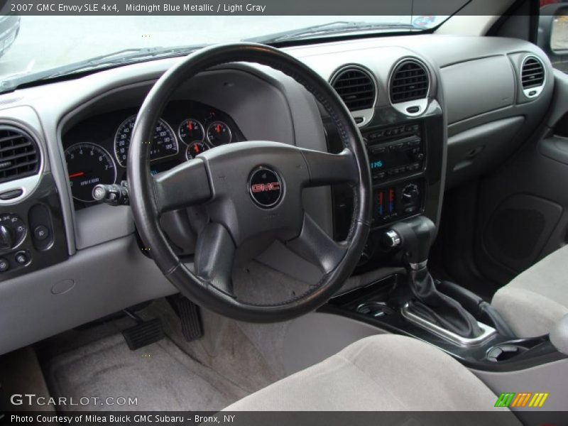 Midnight Blue Metallic / Light Gray 2007 GMC Envoy SLE 4x4