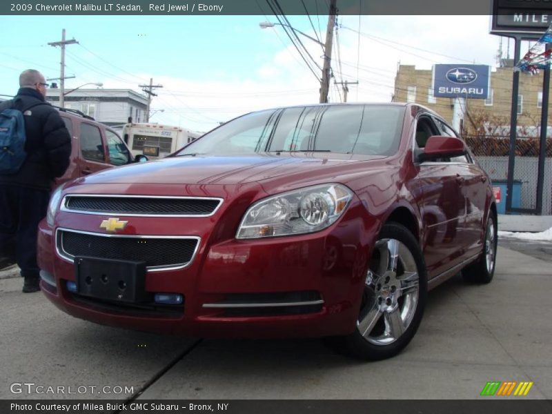 Red Jewel / Ebony 2009 Chevrolet Malibu LT Sedan