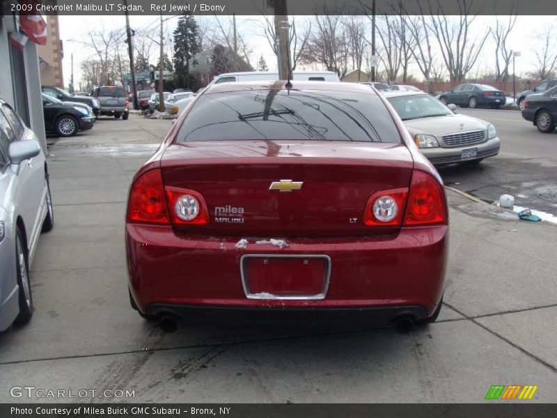 Red Jewel / Ebony 2009 Chevrolet Malibu LT Sedan