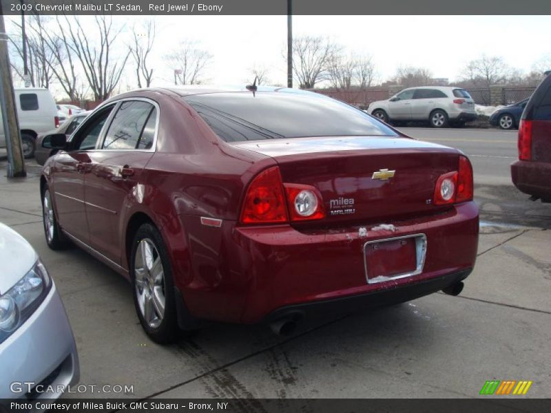 Red Jewel / Ebony 2009 Chevrolet Malibu LT Sedan