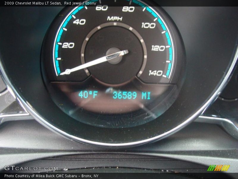 Red Jewel / Ebony 2009 Chevrolet Malibu LT Sedan