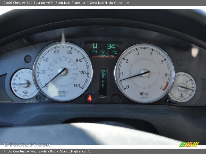Satin Jade Pearlcoat / Deep Jade/Light Graystone 2006 Chrysler 300 Touring AWD