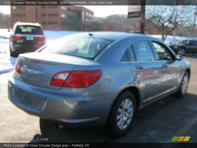 Silver Steel Metallic / Dark Slate Gray 2010 Chrysler Sebring Touring Sedan