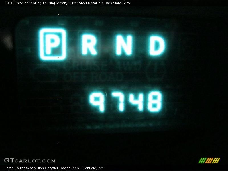Silver Steel Metallic / Dark Slate Gray 2010 Chrysler Sebring Touring Sedan