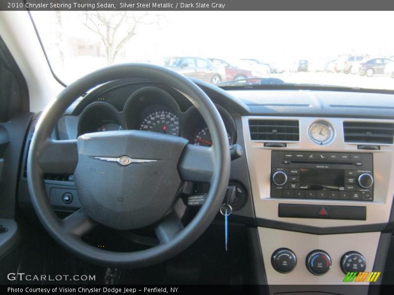 Silver Steel Metallic / Dark Slate Gray 2010 Chrysler Sebring Touring Sedan