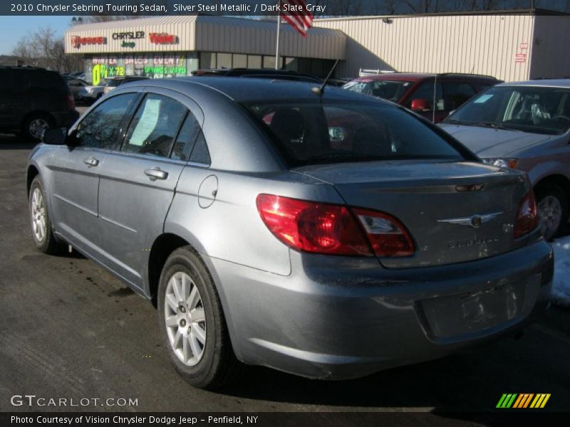Silver Steel Metallic / Dark Slate Gray 2010 Chrysler Sebring Touring Sedan