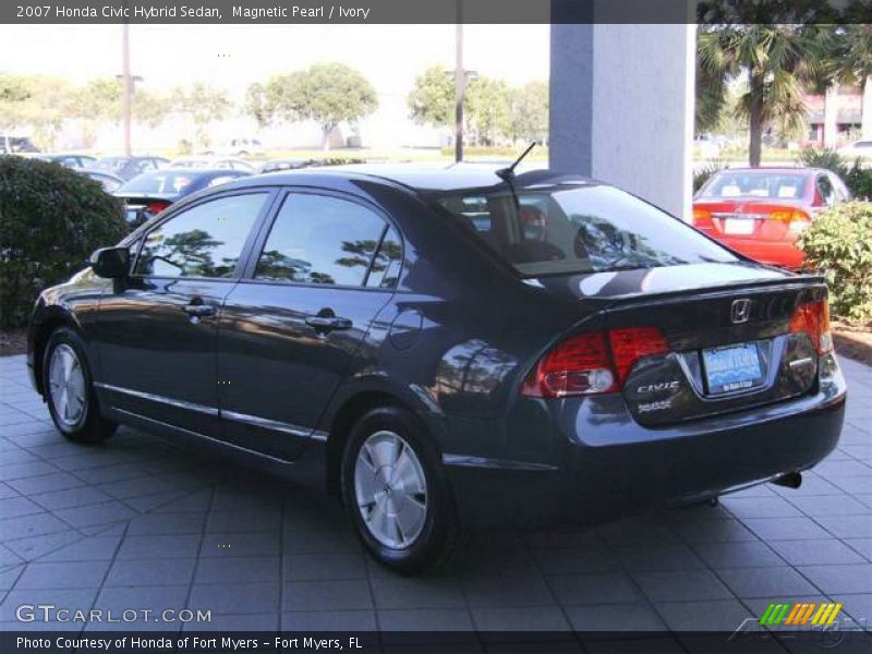 Magnetic Pearl / Ivory 2007 Honda Civic Hybrid Sedan