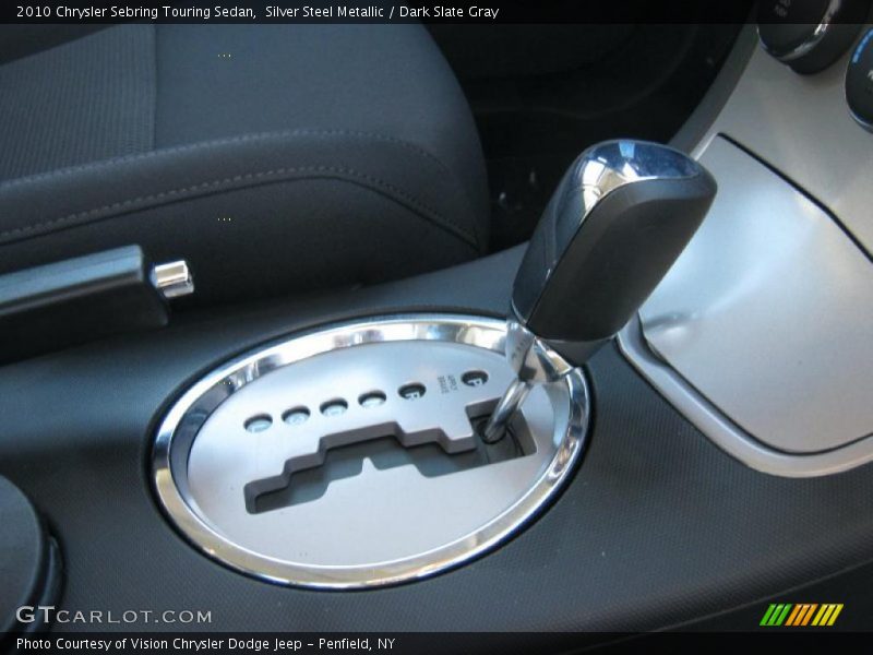 Silver Steel Metallic / Dark Slate Gray 2010 Chrysler Sebring Touring Sedan