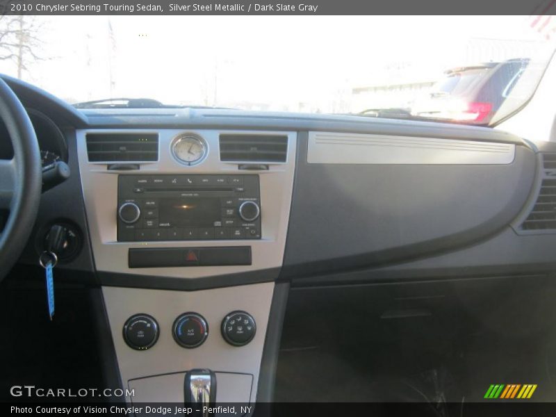 Silver Steel Metallic / Dark Slate Gray 2010 Chrysler Sebring Touring Sedan