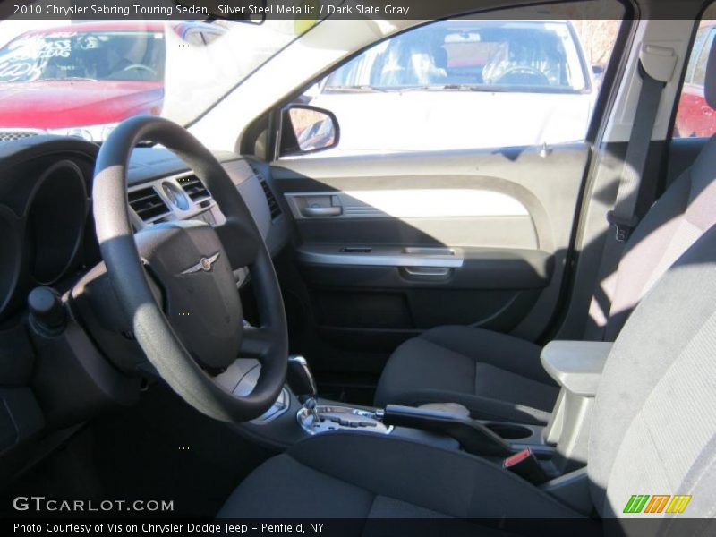 Silver Steel Metallic / Dark Slate Gray 2010 Chrysler Sebring Touring Sedan