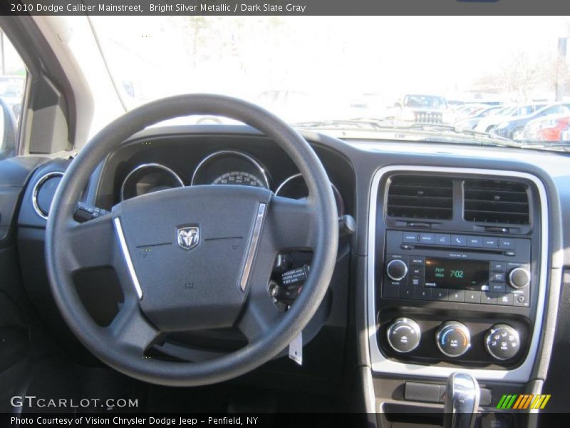 Bright Silver Metallic / Dark Slate Gray 2010 Dodge Caliber Mainstreet