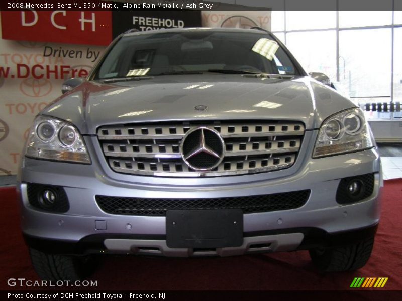 Alpine Rain Metallic / Ash Grey 2008 Mercedes-Benz ML 350 4Matic