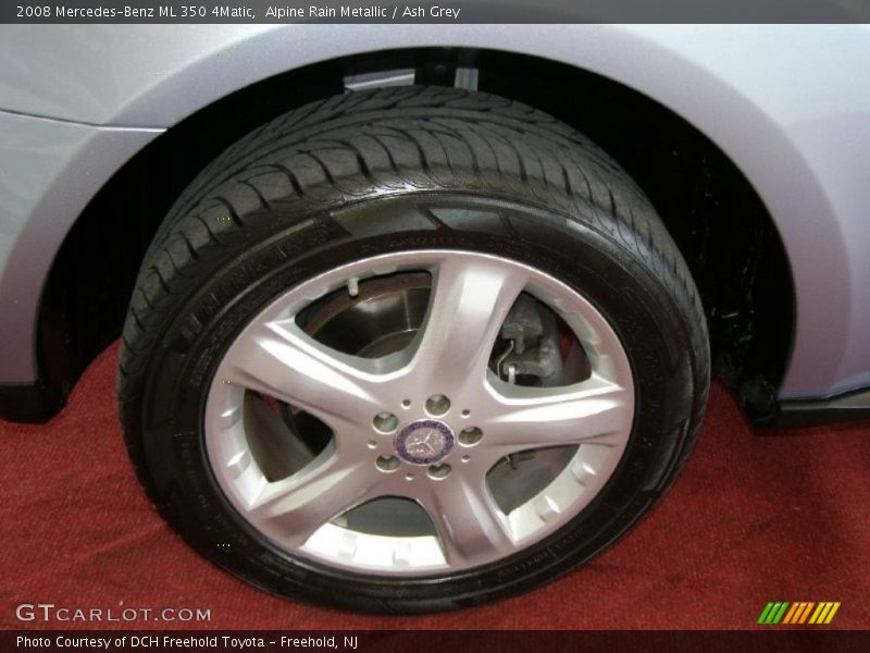 Alpine Rain Metallic / Ash Grey 2008 Mercedes-Benz ML 350 4Matic