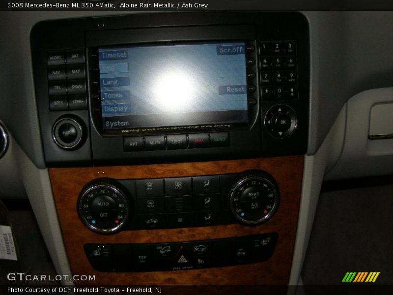 Alpine Rain Metallic / Ash Grey 2008 Mercedes-Benz ML 350 4Matic