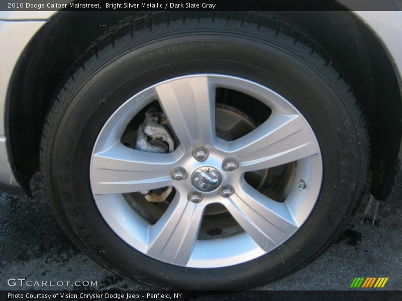 Bright Silver Metallic / Dark Slate Gray 2010 Dodge Caliber Mainstreet