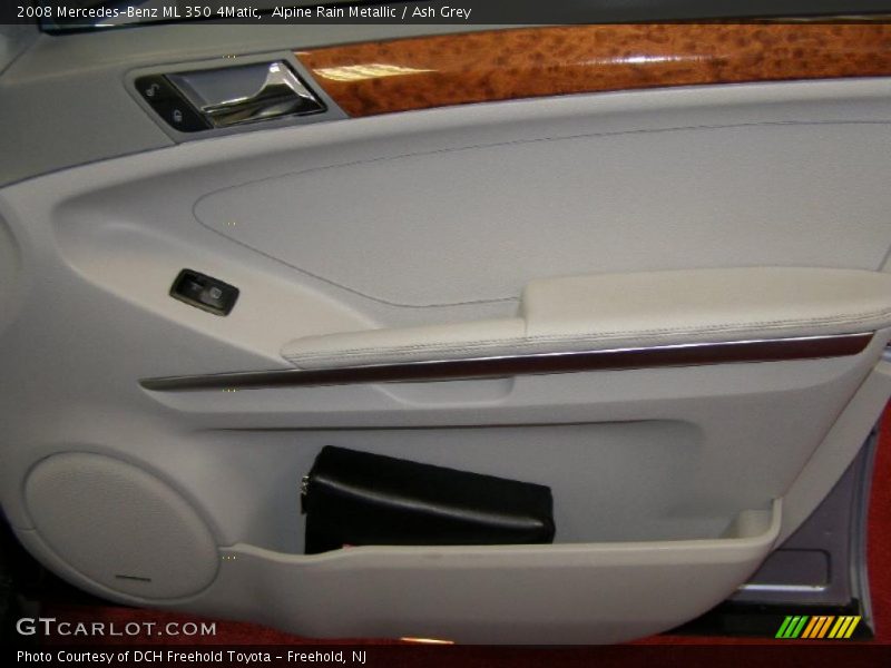 Alpine Rain Metallic / Ash Grey 2008 Mercedes-Benz ML 350 4Matic