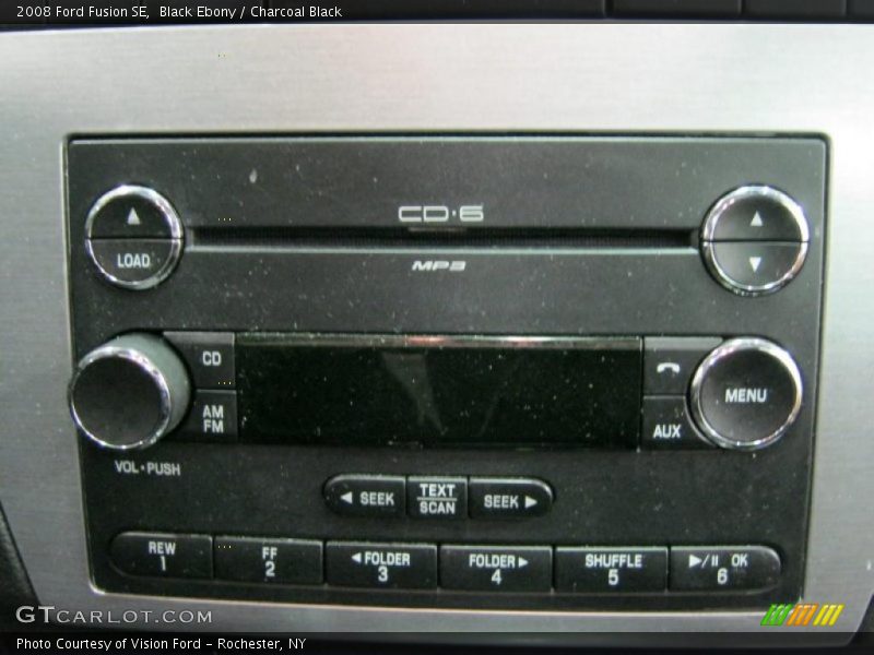 Black Ebony / Charcoal Black 2008 Ford Fusion SE