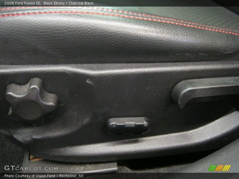 Black Ebony / Charcoal Black 2008 Ford Fusion SE