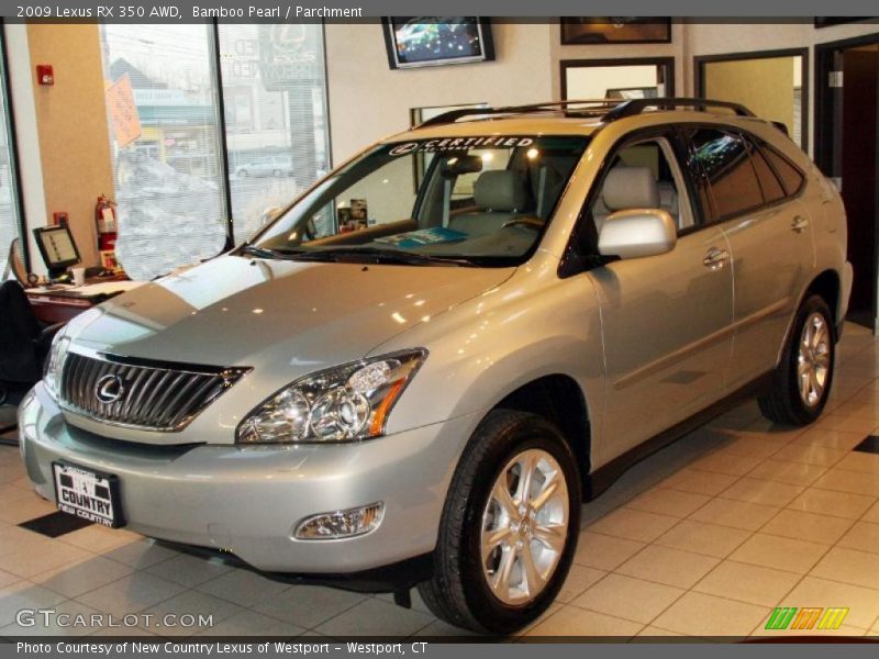 Bamboo Pearl / Parchment 2009 Lexus RX 350 AWD