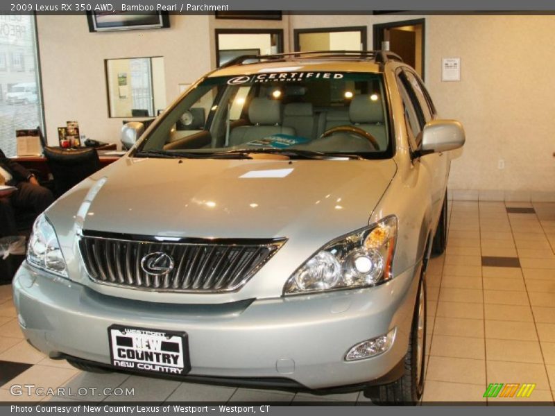 Bamboo Pearl / Parchment 2009 Lexus RX 350 AWD
