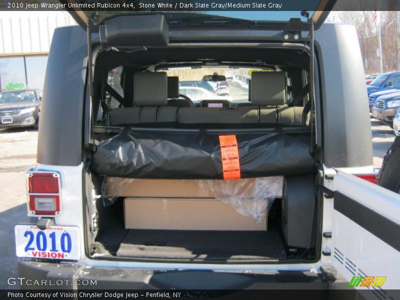 Stone White / Dark Slate Gray/Medium Slate Gray 2010 Jeep Wrangler Unlimited Rubicon 4x4