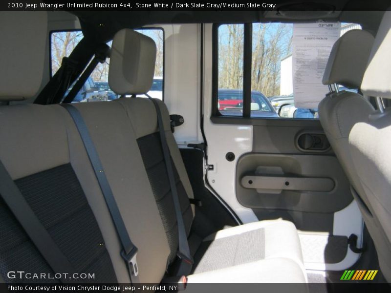 Stone White / Dark Slate Gray/Medium Slate Gray 2010 Jeep Wrangler Unlimited Rubicon 4x4