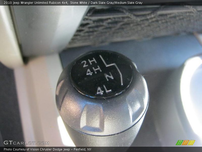 Stone White / Dark Slate Gray/Medium Slate Gray 2010 Jeep Wrangler Unlimited Rubicon 4x4