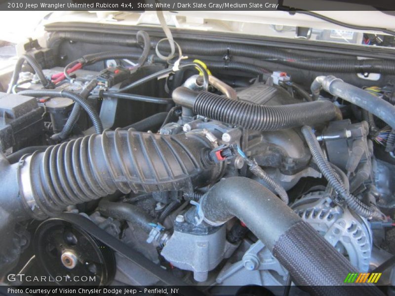 Stone White / Dark Slate Gray/Medium Slate Gray 2010 Jeep Wrangler Unlimited Rubicon 4x4