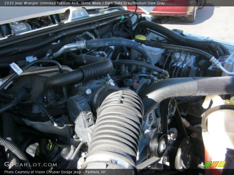 Stone White / Dark Slate Gray/Medium Slate Gray 2010 Jeep Wrangler Unlimited Rubicon 4x4