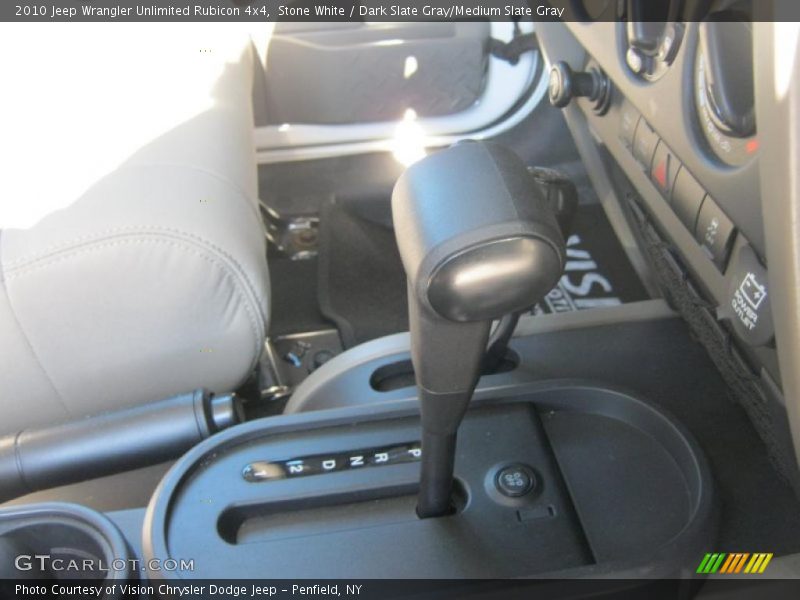 Stone White / Dark Slate Gray/Medium Slate Gray 2010 Jeep Wrangler Unlimited Rubicon 4x4