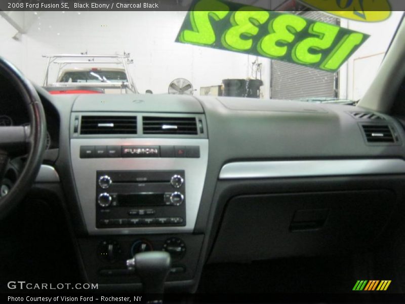Black Ebony / Charcoal Black 2008 Ford Fusion SE