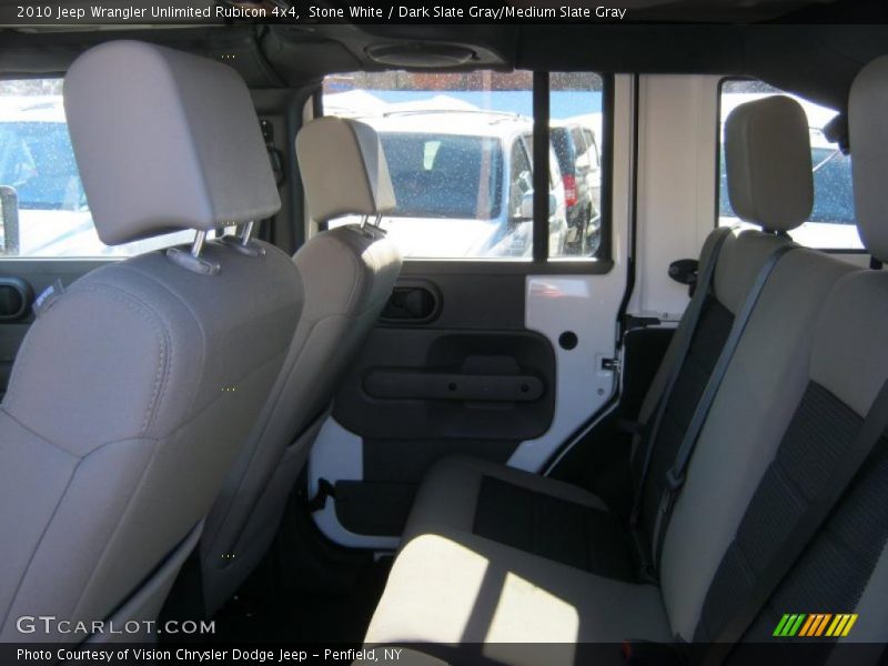 Stone White / Dark Slate Gray/Medium Slate Gray 2010 Jeep Wrangler Unlimited Rubicon 4x4