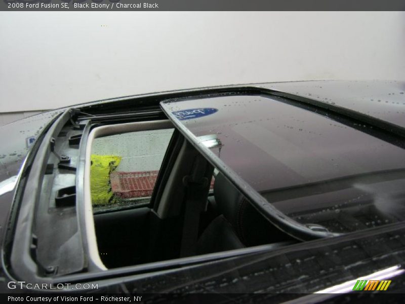 Black Ebony / Charcoal Black 2008 Ford Fusion SE