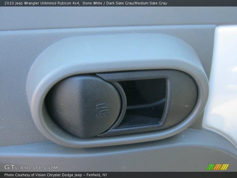 Stone White / Dark Slate Gray/Medium Slate Gray 2010 Jeep Wrangler Unlimited Rubicon 4x4