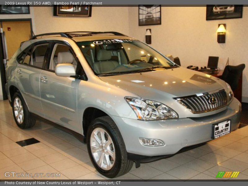 Bamboo Pearl / Parchment 2009 Lexus RX 350 AWD