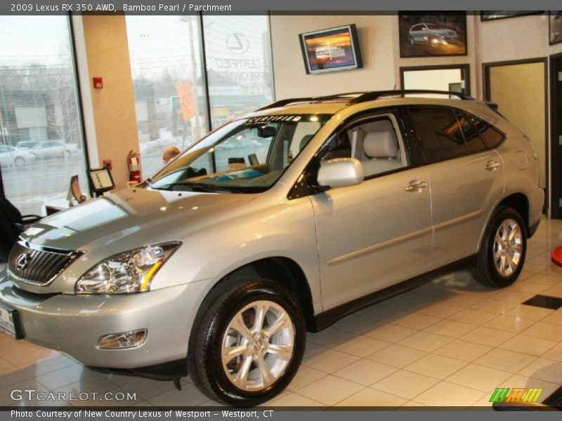 Bamboo Pearl / Parchment 2009 Lexus RX 350 AWD