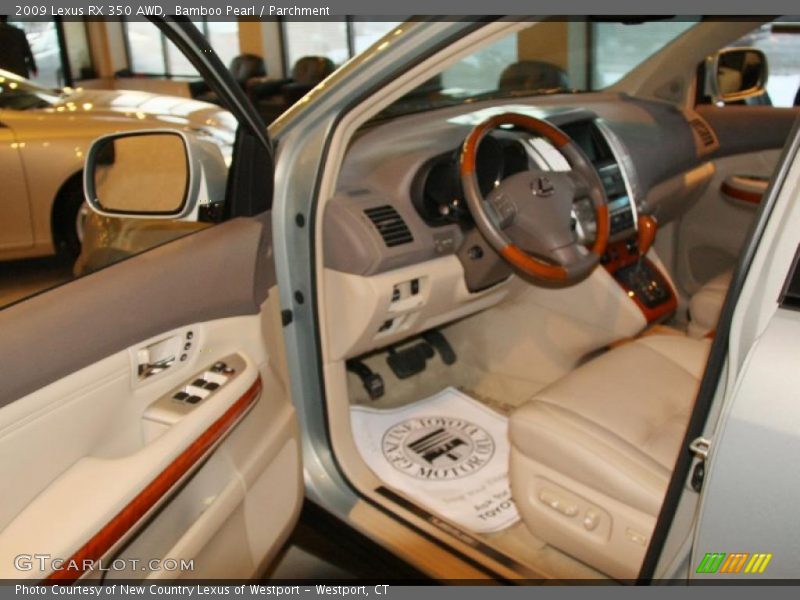 Bamboo Pearl / Parchment 2009 Lexus RX 350 AWD
