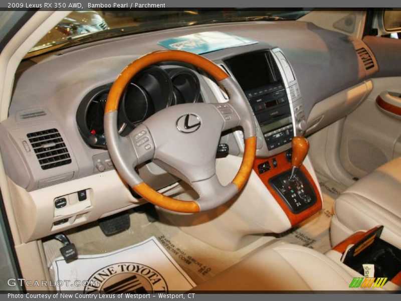 Bamboo Pearl / Parchment 2009 Lexus RX 350 AWD