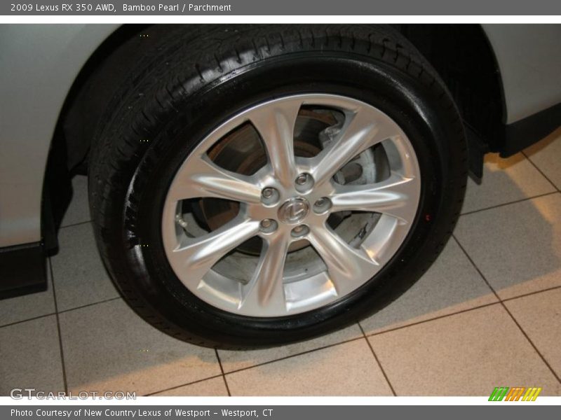 Bamboo Pearl / Parchment 2009 Lexus RX 350 AWD