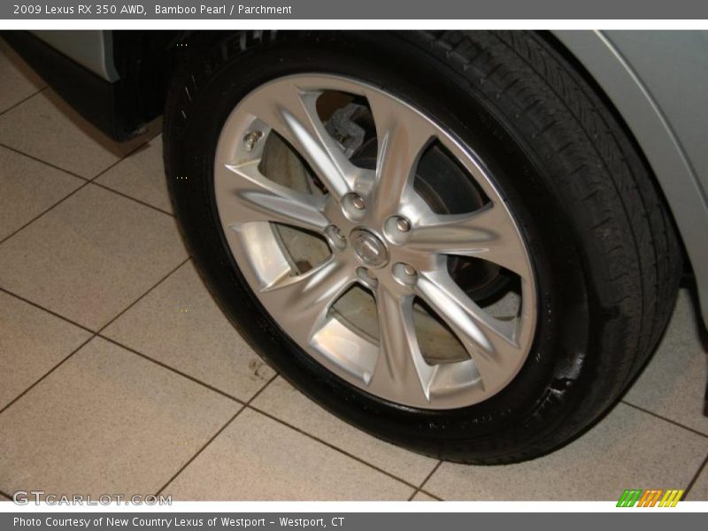 Bamboo Pearl / Parchment 2009 Lexus RX 350 AWD