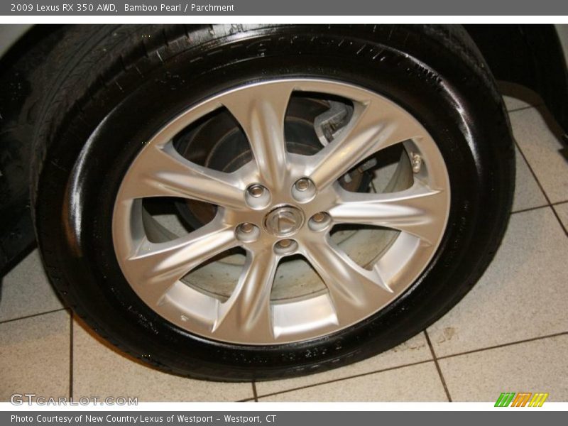 Bamboo Pearl / Parchment 2009 Lexus RX 350 AWD