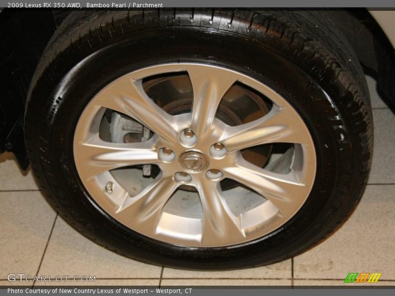 Bamboo Pearl / Parchment 2009 Lexus RX 350 AWD