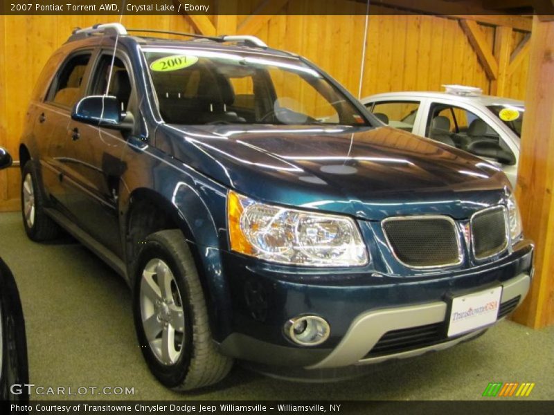 Crystal Lake / Ebony 2007 Pontiac Torrent AWD