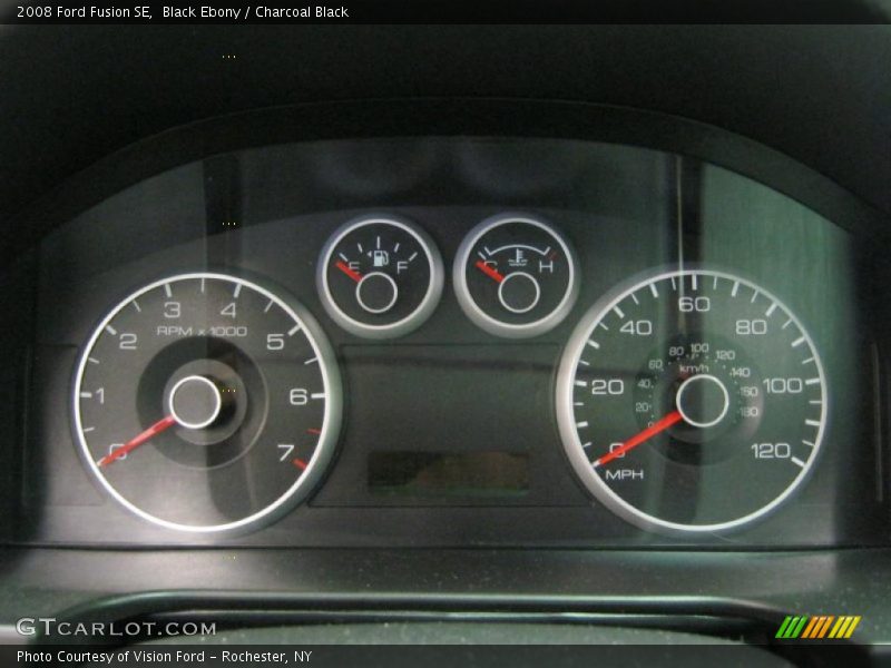 Black Ebony / Charcoal Black 2008 Ford Fusion SE
