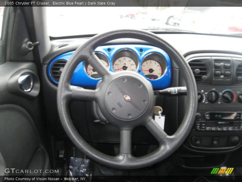 Electric Blue Pearl / Dark Slate Gray 2005 Chrysler PT Cruiser