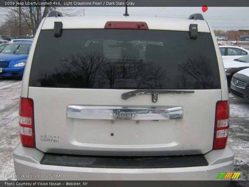 Light Graystone Pearl / Dark Slate Gray 2009 Jeep Liberty Limited 4x4