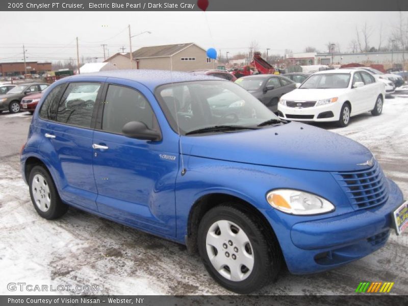Electric Blue Pearl / Dark Slate Gray 2005 Chrysler PT Cruiser