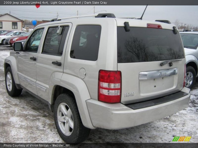 Light Graystone Pearl / Dark Slate Gray 2009 Jeep Liberty Limited 4x4