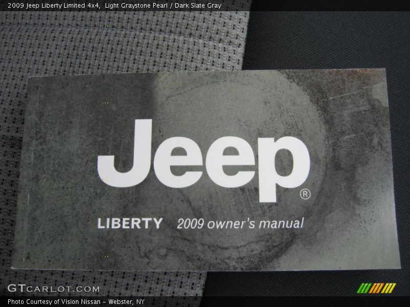 Light Graystone Pearl / Dark Slate Gray 2009 Jeep Liberty Limited 4x4