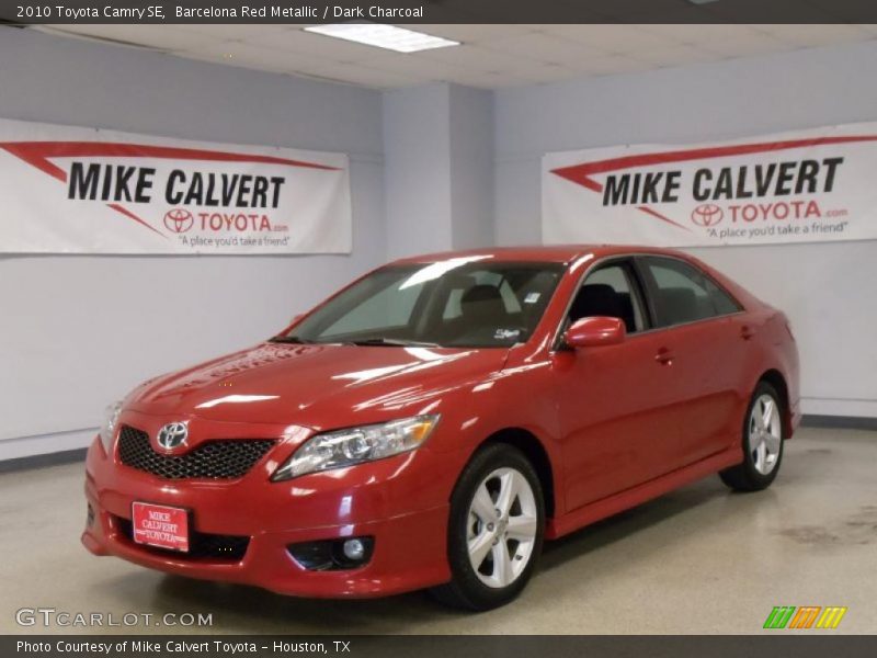 Barcelona Red Metallic / Dark Charcoal 2010 Toyota Camry SE